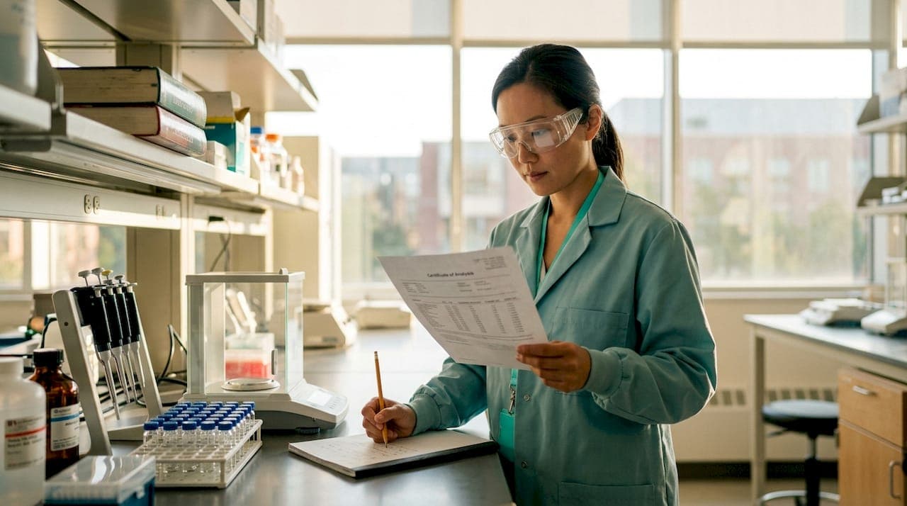 Certificate of Analysis for Peptide Research: 2026 Guide